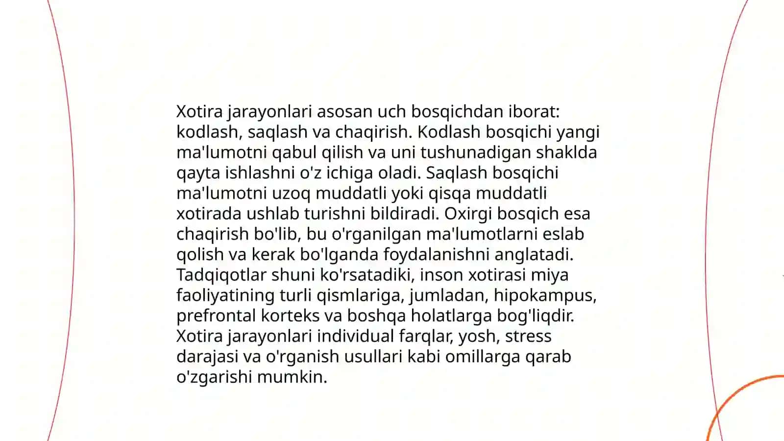 Kognitiv jarayonlarni shakllanishi. Asqaraliyeva Mohinur 4