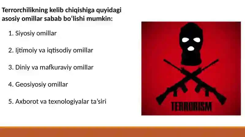Ekstremizm va terrorizmga qarshi kurashning ma`naviy-ma`rifiy asoslari 4