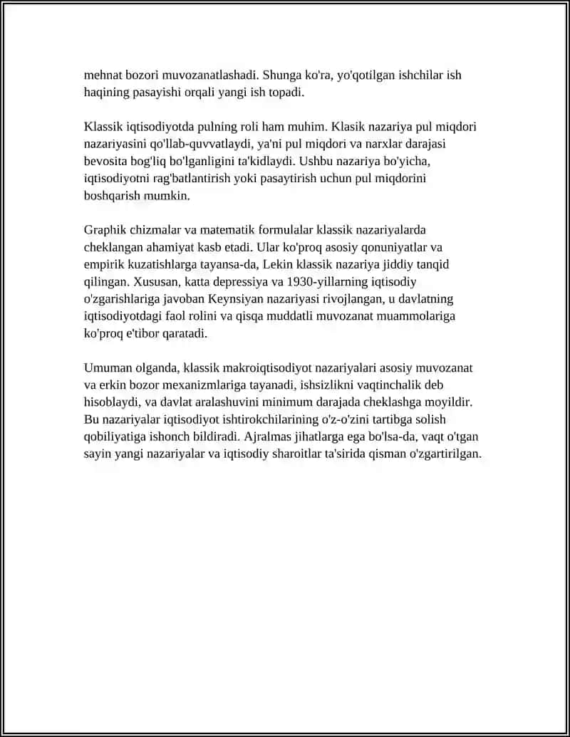 KLASSIK VA KEYNS MAKRO IQTISODIYOTI 4