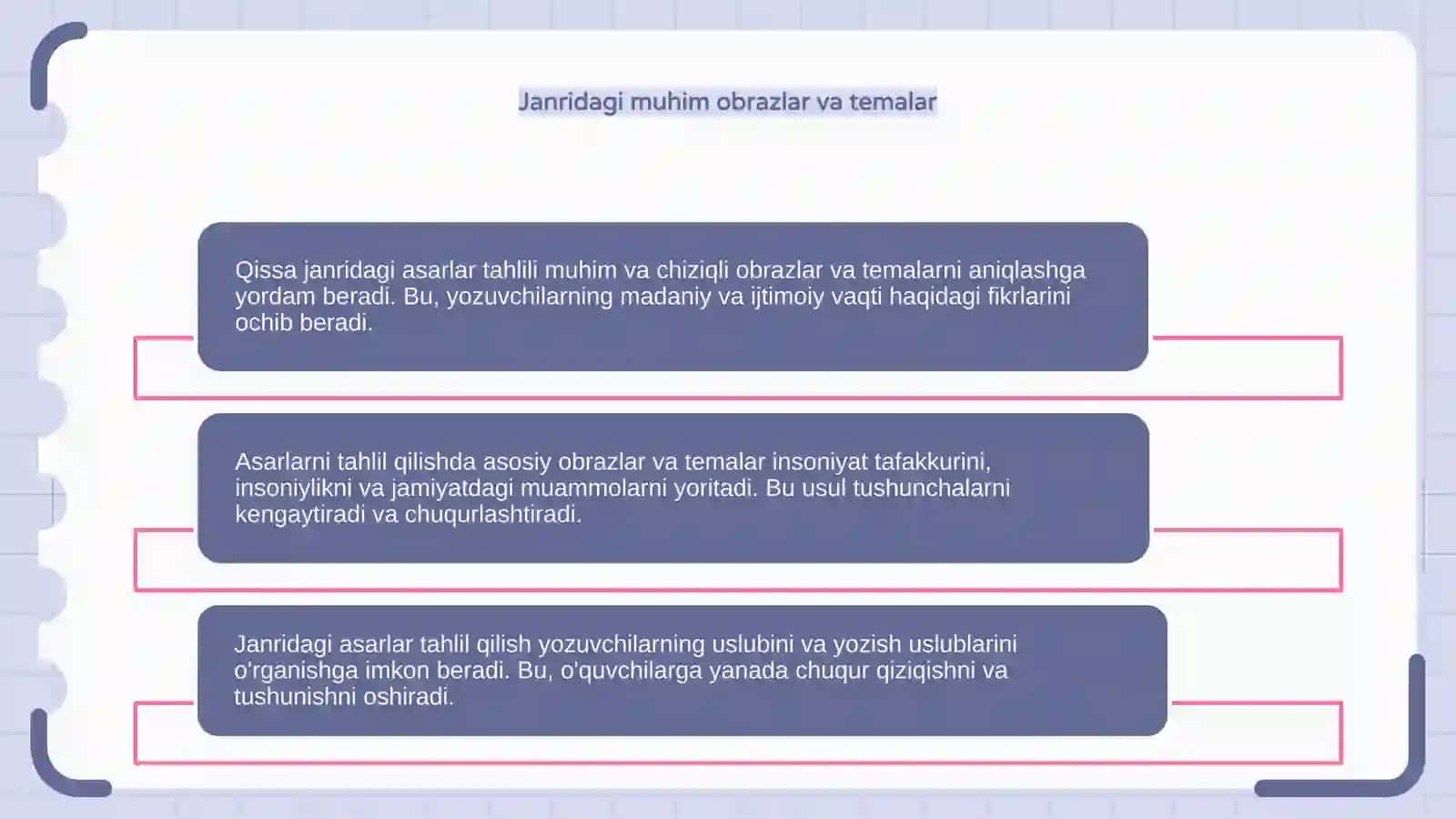 Qissa janridagi asarlar tahlili 4