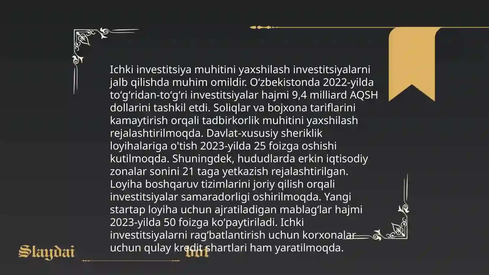 O‘zbekiston iqtisodiyotida islohatlarni chuqurlashtirish bo‘yicha rivojlanish strategiyasi 4