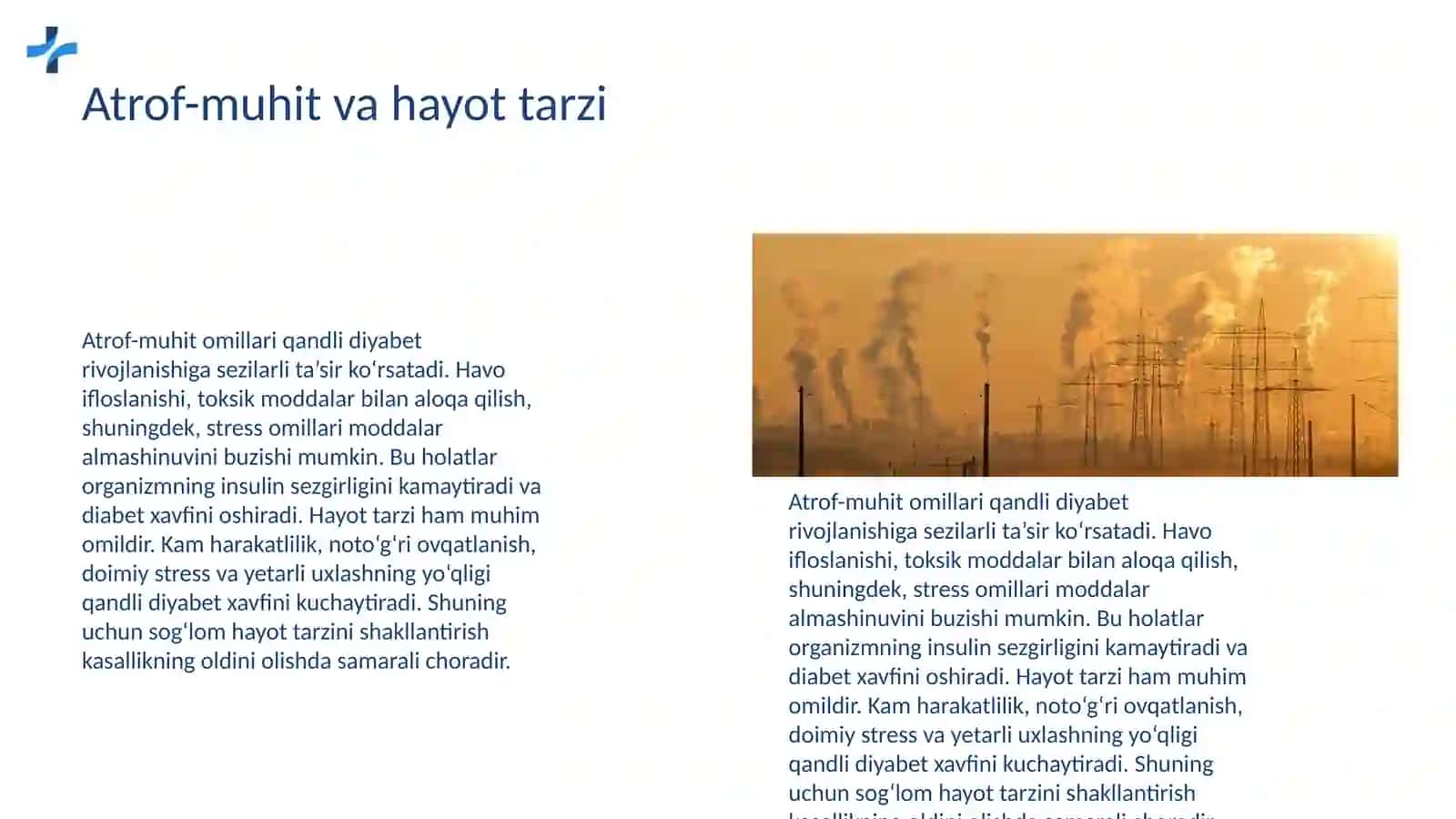 qandli diyabet kasalliklarini keltirib chiqaruvchi omillar 4