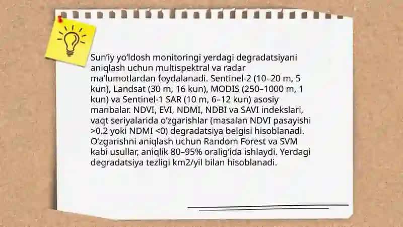 Atrof-muhit monitoring va choʻllanish muammosi 4