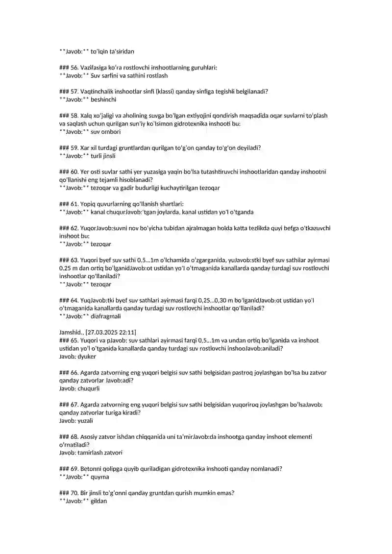 Ponurni yig’ish va uni ishlash to'g'risidagi praktikum 4