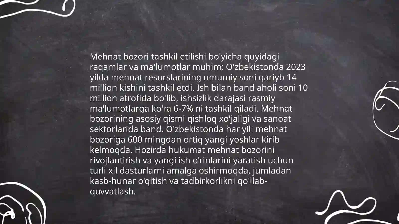 Mehnat bozori va korxonalarda mehnat resurslaridan foydalanish 4