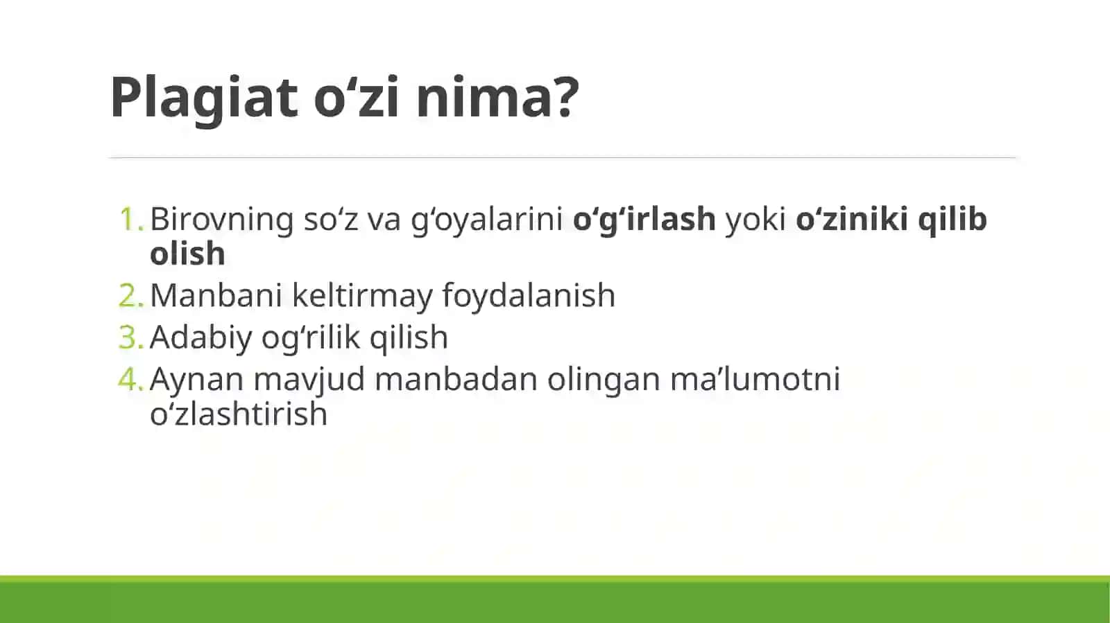 Plagiat va onlayn qidiruv 4