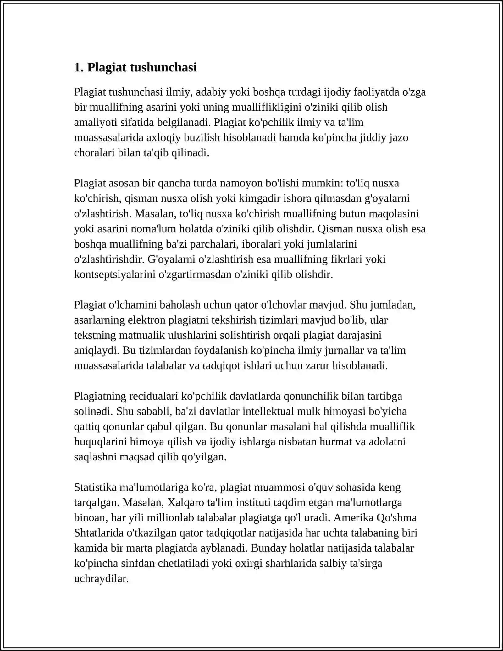 PLAGIAT HAQIDA TUSHUNCHA VA ANTIPLAGIAT DASTURLARI 4