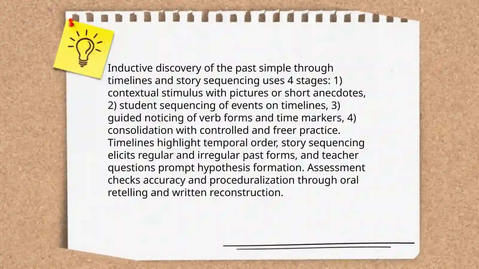 Deductive and inductive methods: with past simple 4