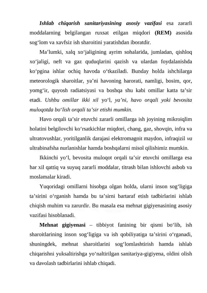 SANOAT KORXONALARINI JOYLASHTIRISHNING SHART-SHAROITLARINI BAHOLASH 4
