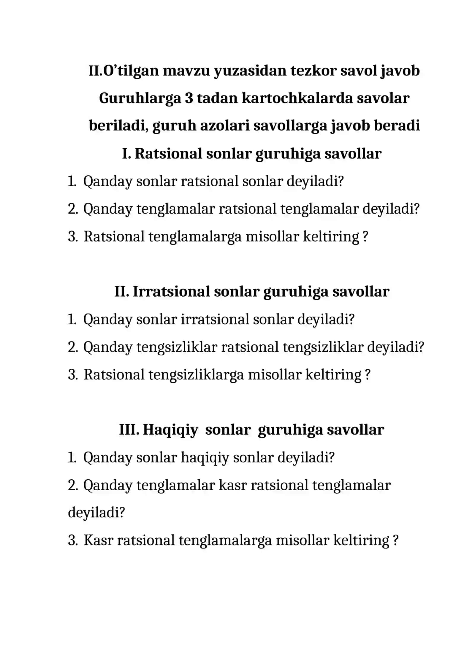 IRRATSIONAL TENGLAMALAR 4