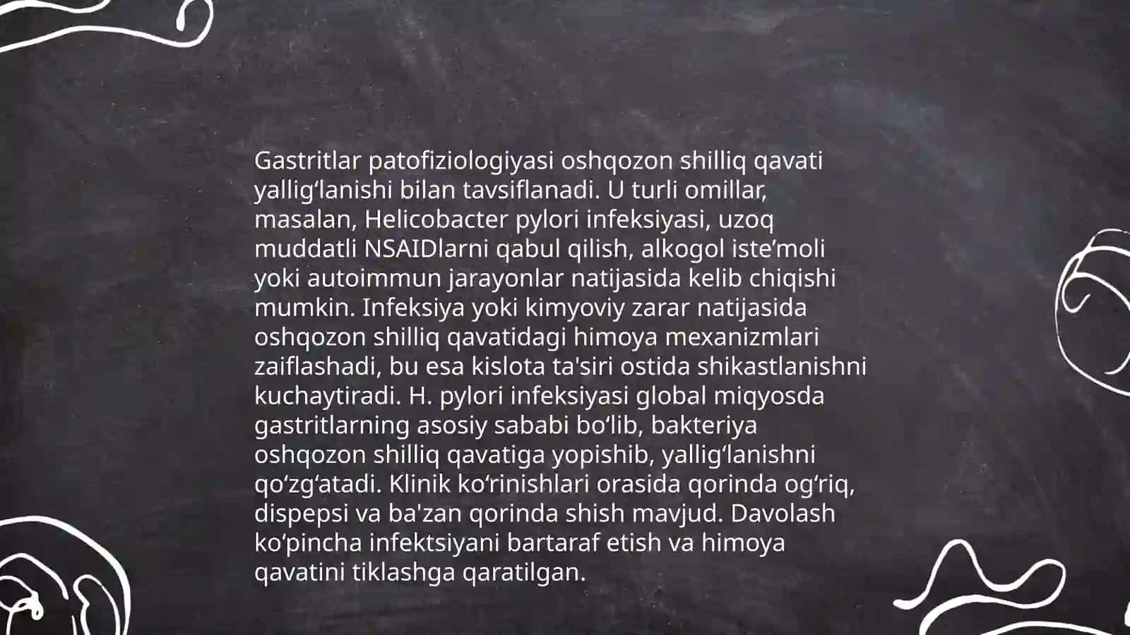 Oshqozon ichak tirakti kasalliklari patofiziologiyasi 4