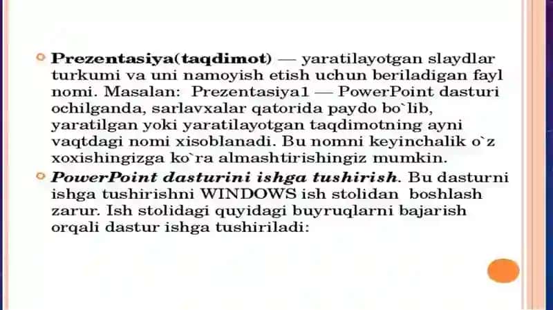 PowerPoint dasturi 4