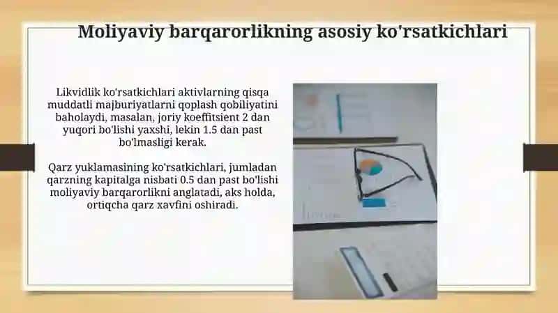 Moliyaviy barqarorlik tahlili 4