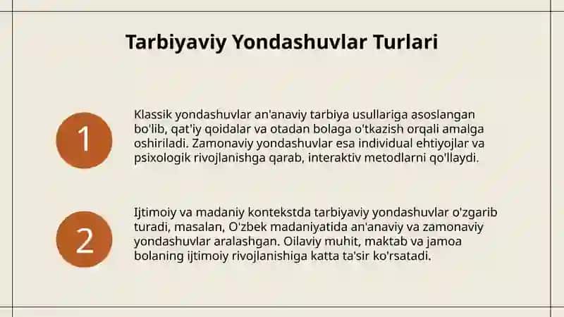 Bola Ijtimoiylashuvi va Tarbiyaviy Yondashuvlar 4