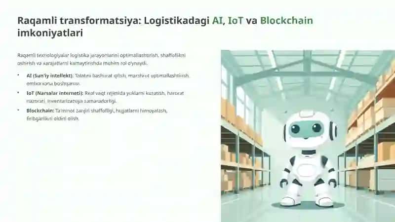O‘zbekiston logistika sohasida xalqaro tajriba va innovatsiyalar 4