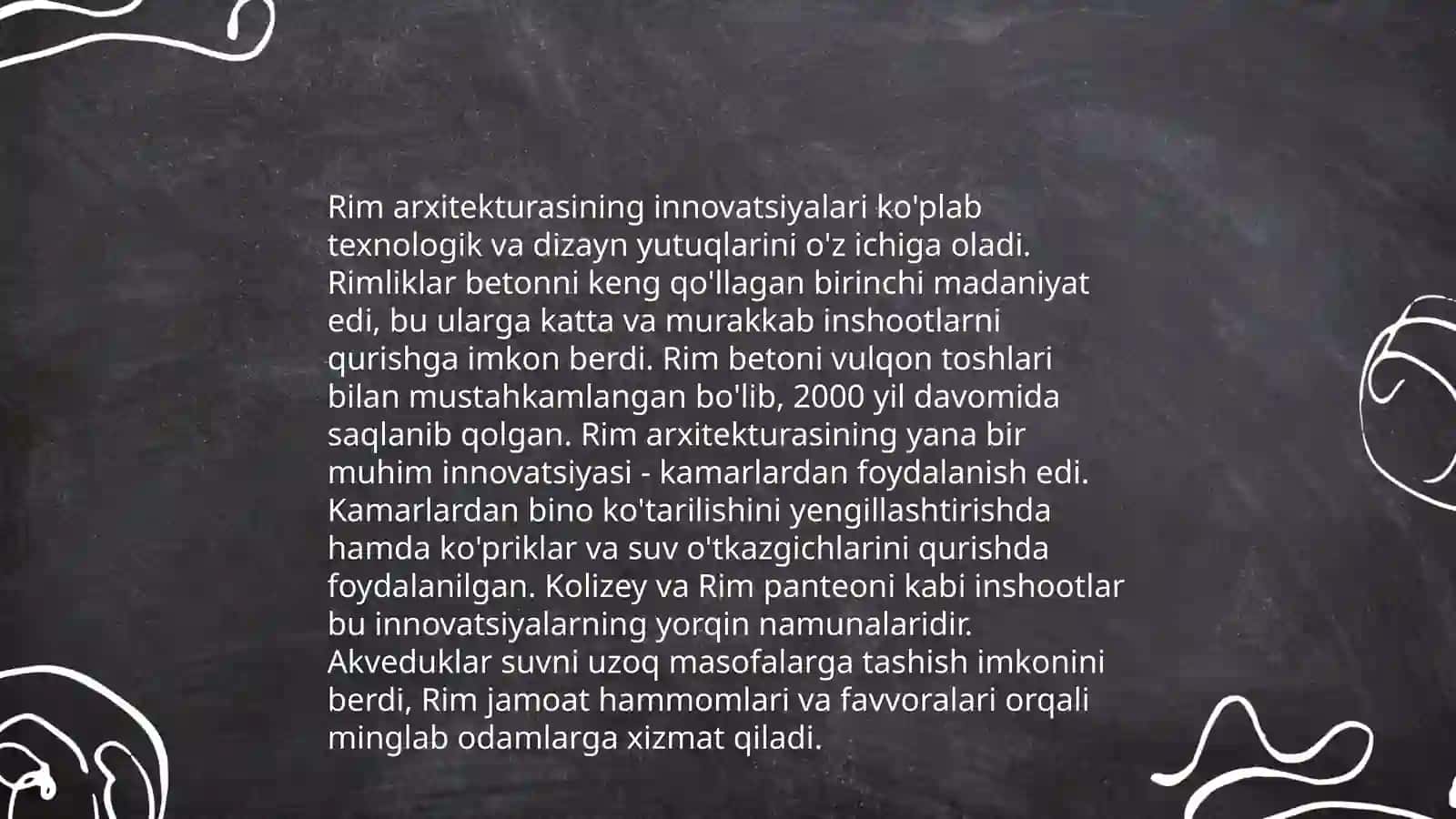 Qadimgi Rimdagi goyalarning asosiy xususiyatlari 4