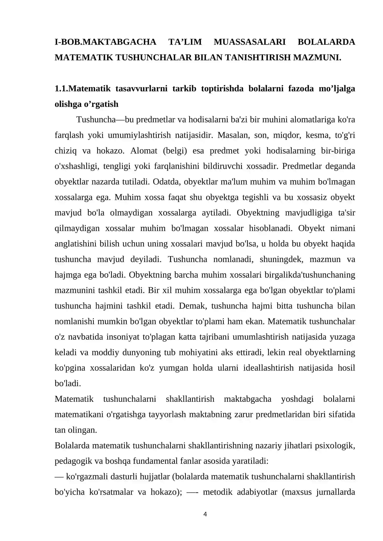 TURLI YOSHDAGI GURUHLARDA FAZOVIY TUSHUNCHALARNI SHAKLLANTIRISH USULLARI 4
