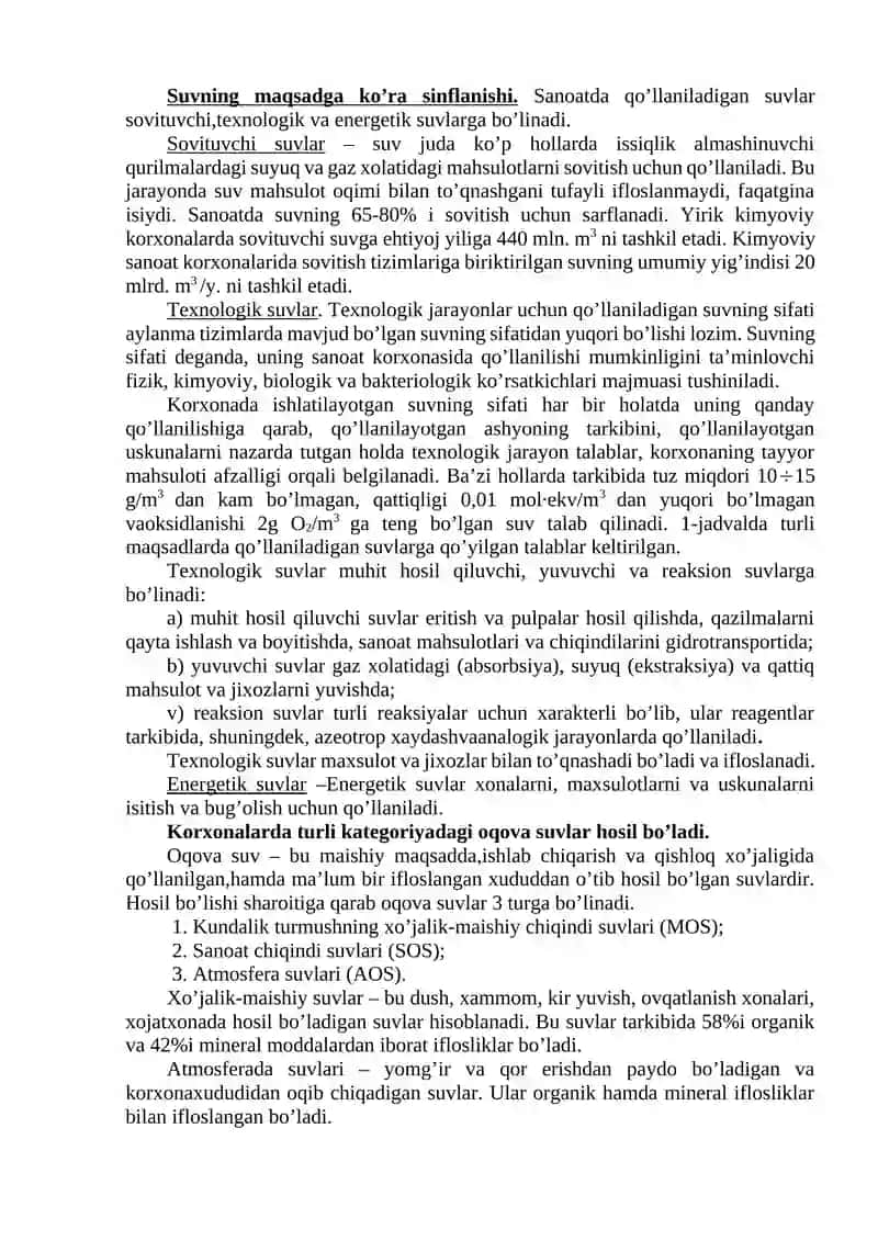 OQOVA SUVLAR LOYQALIGINI TAQRIBIY TOPISH 4