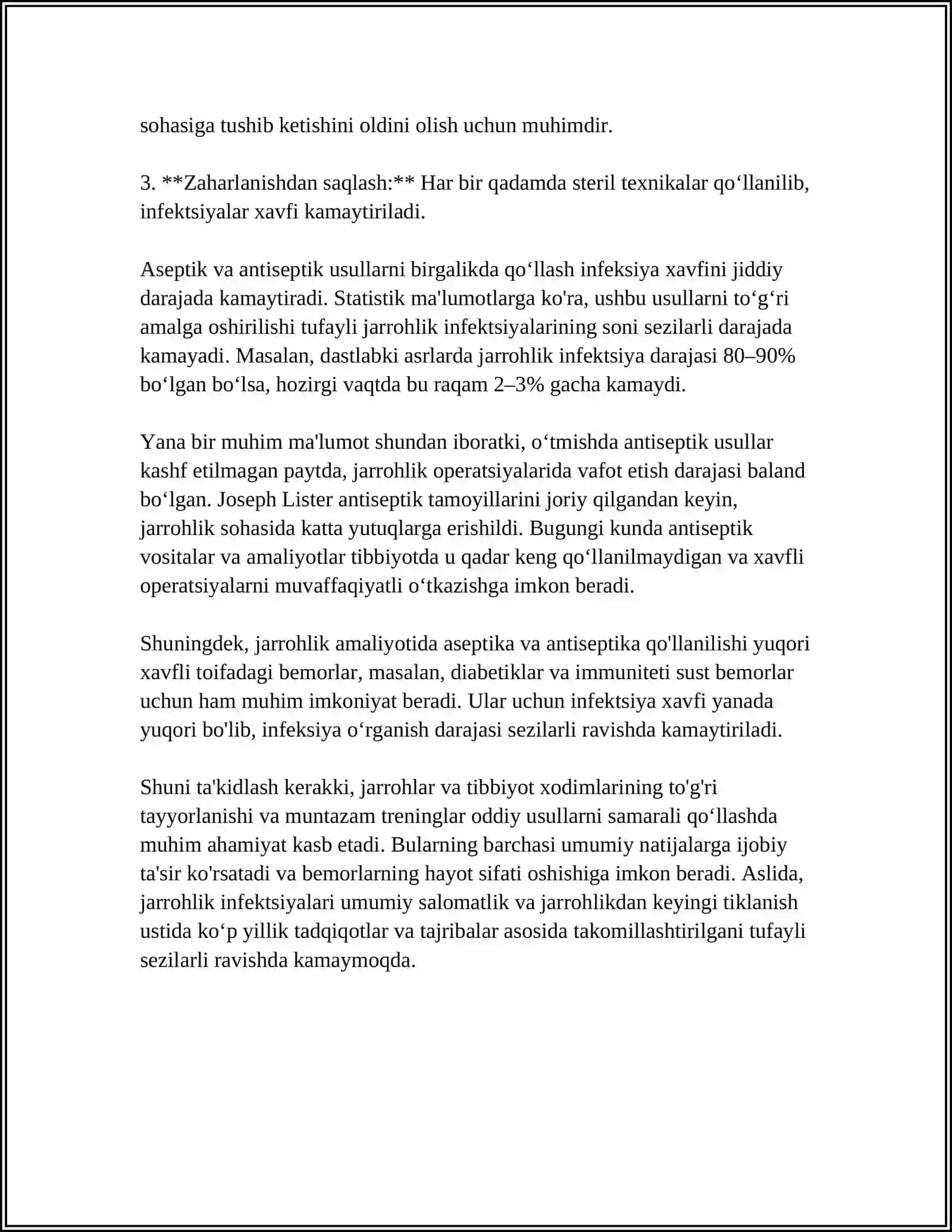 XIRURGIYADA GOSPITAL INFEKSIYANI PROFILAKTIKASI 4