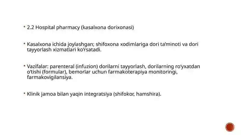 xorijiy mamlakatlarda dorixona turlari va faoliyati 4