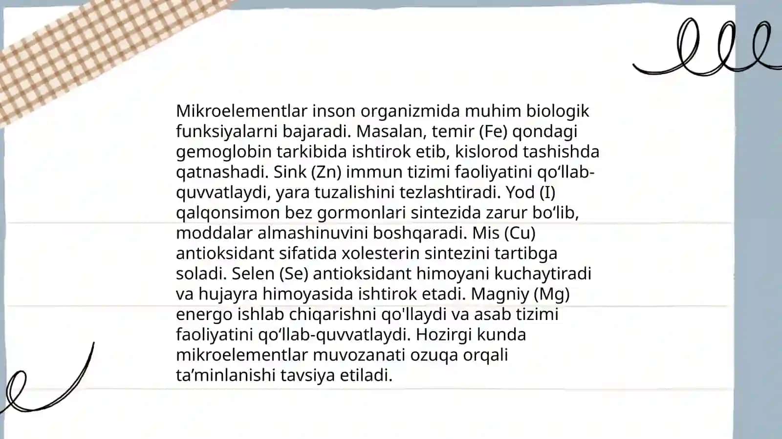 Mikroelementozlar 4