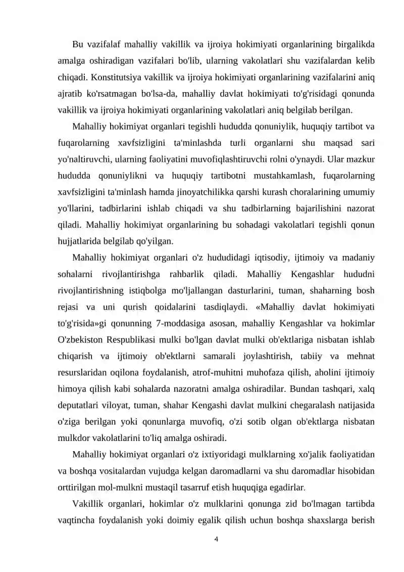 Mahalliy davlat hokimiyati organlari tizimi 4