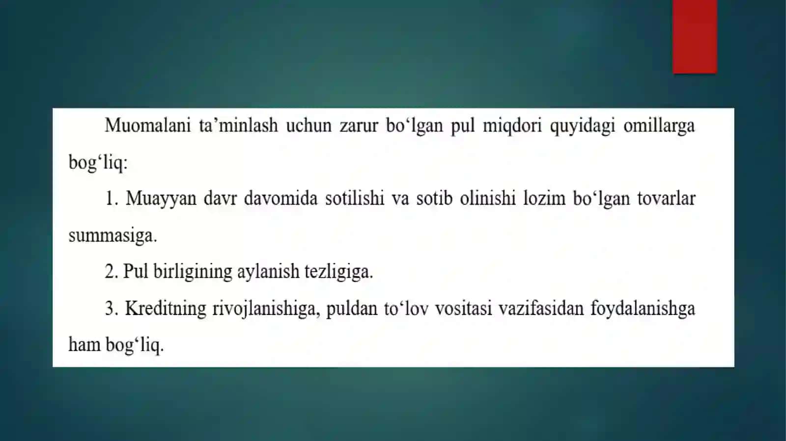 BOZOR IQTISODIYOTINING RIVOJLANISHIDA PUL KREDIT TIZIMI VA BANKLARNING ROLI 4