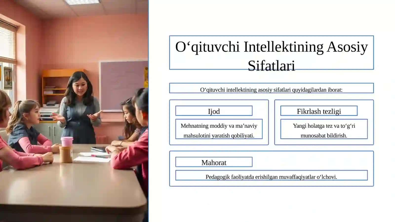 O‘qituvchi Faoliyatida Pedagogik Qobiliyat 4