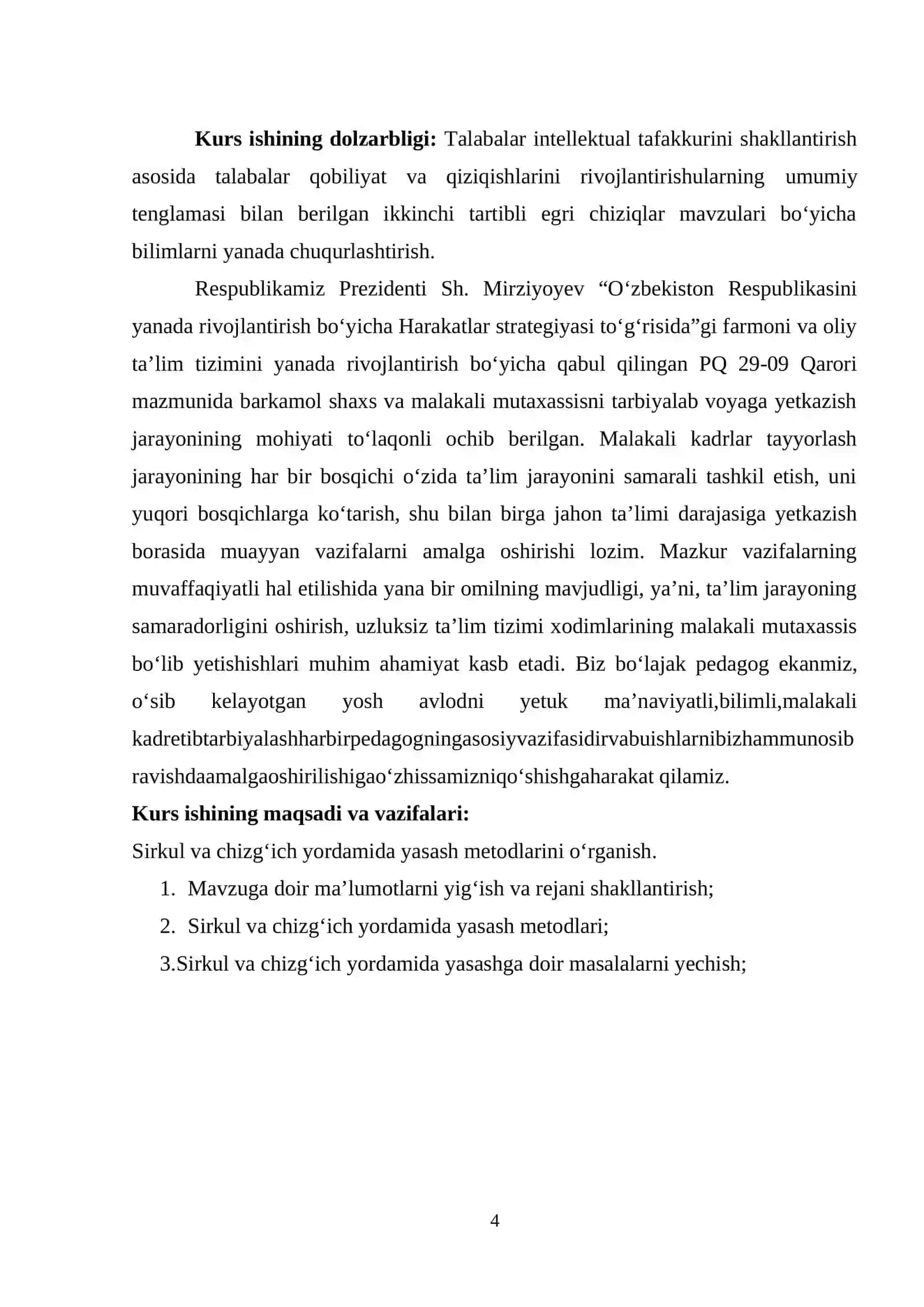 Sirkul va chizg‘ich yordamida yasashlar 4