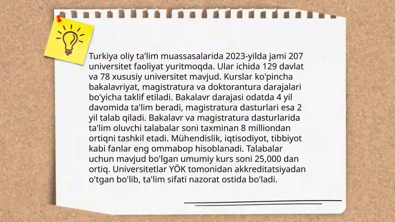 Turkiya oliygohlari ta'lim tizimi 4