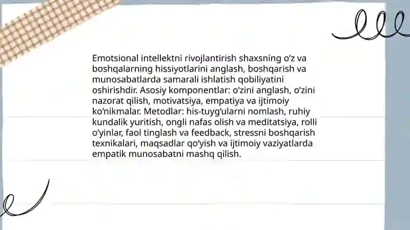 Shaxsning hissiy va irodaviy sohasi 4