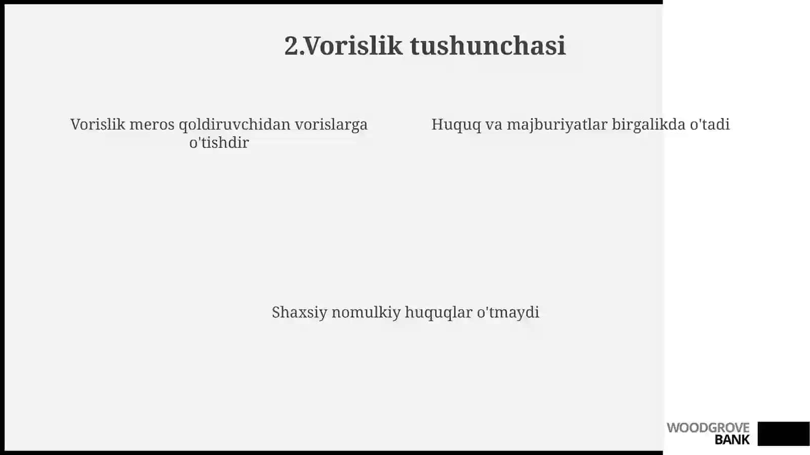 Qonun bo'yicha vorislikni fuqarolik-huquqiy tartibga solish 4