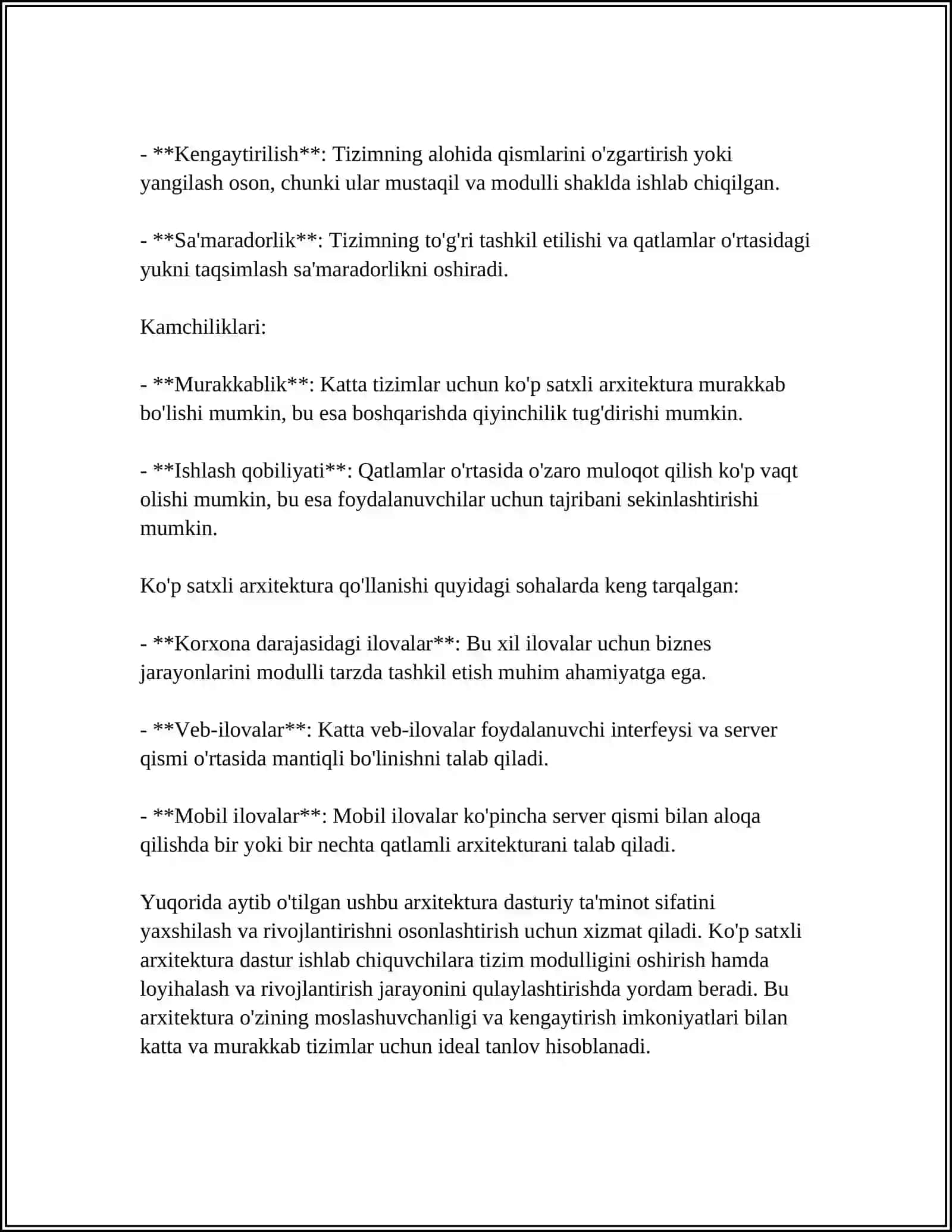 KOMPYUTERLARNI KOʻP SATXLI TASHKIL ETILISHI 4