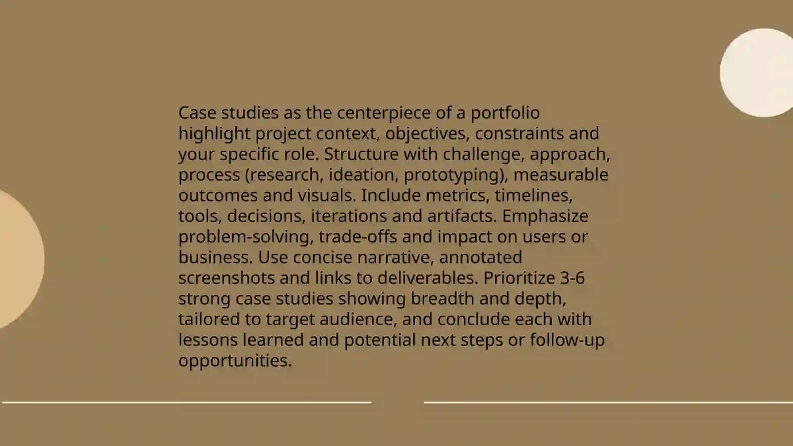 Portfolio Showcase Strategies 4