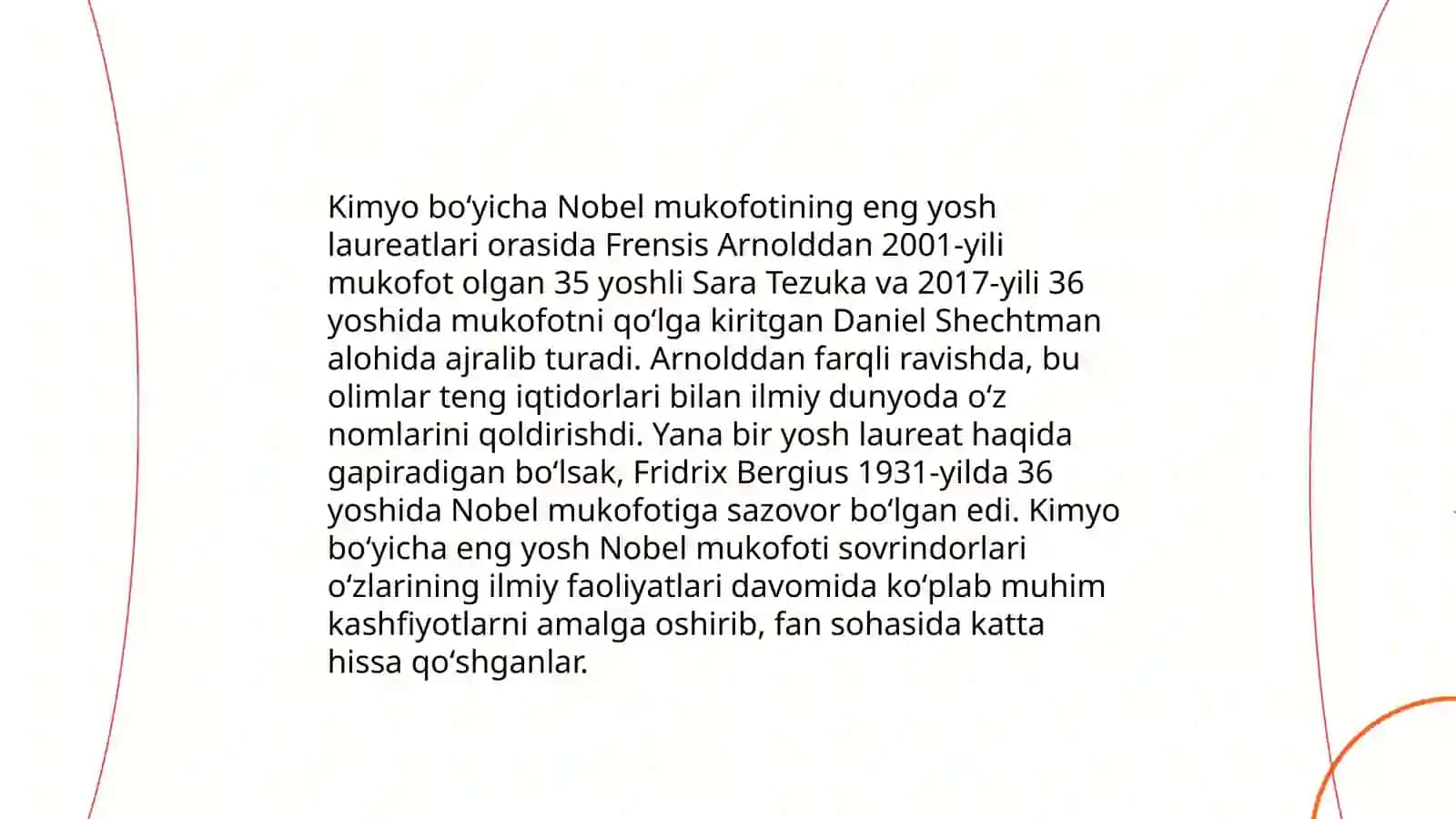 Kimyodan nobel mukofoti sovrindorlari 4