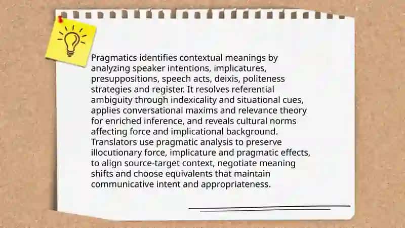 Contextual meanings and methods of identifying them in translation 4
