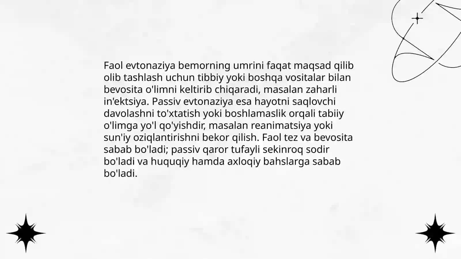 Medikotanaziya — tushunchasi va asosiy tamoyillari 4