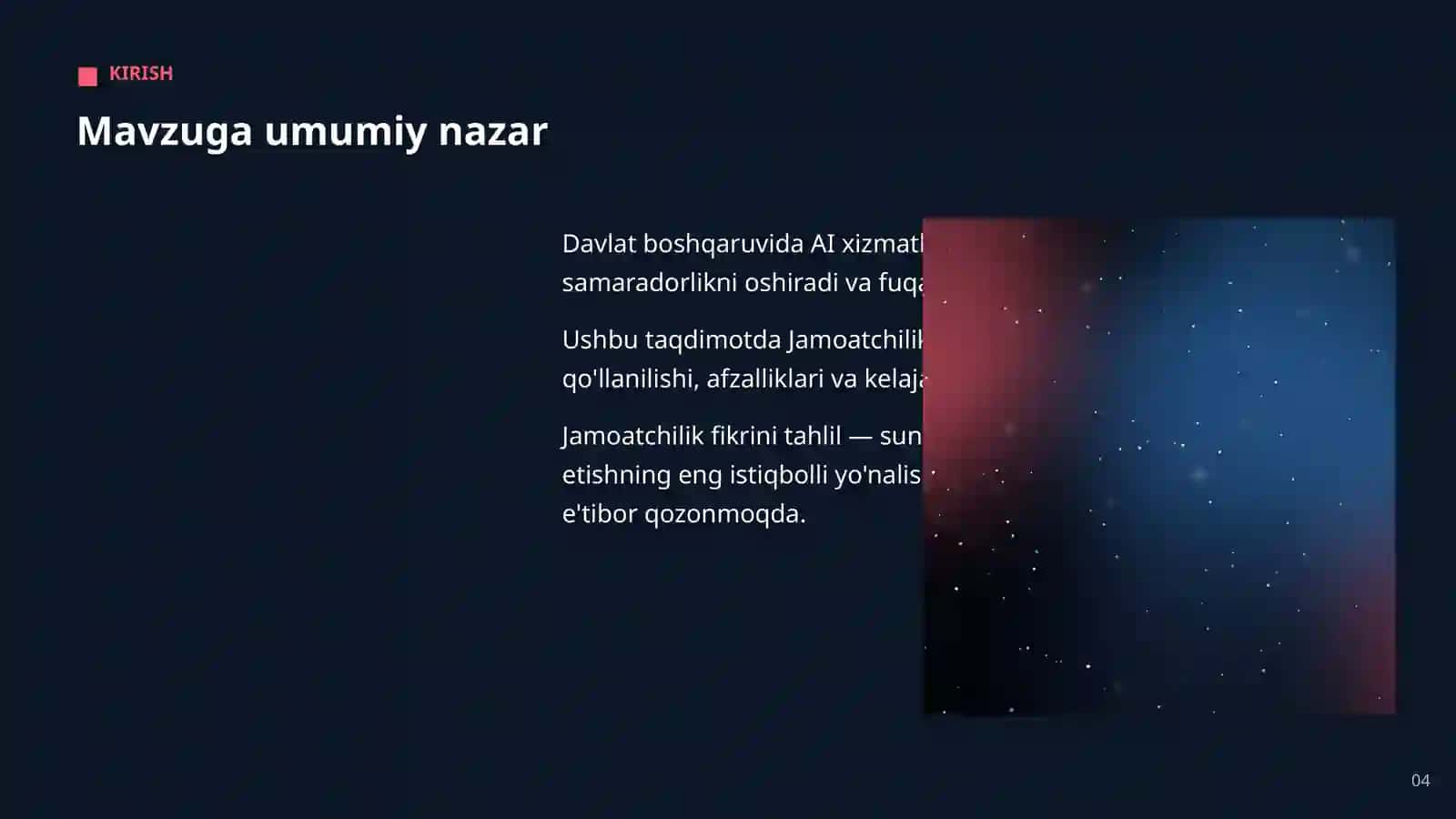 AI DAVLAT BOSHQARUVIDA 4