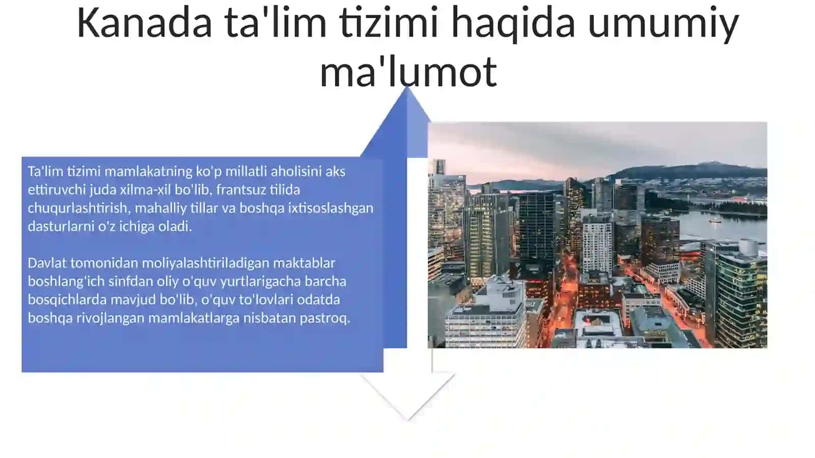 Kanadada ta‘lim tarbiya jarayonlari 4