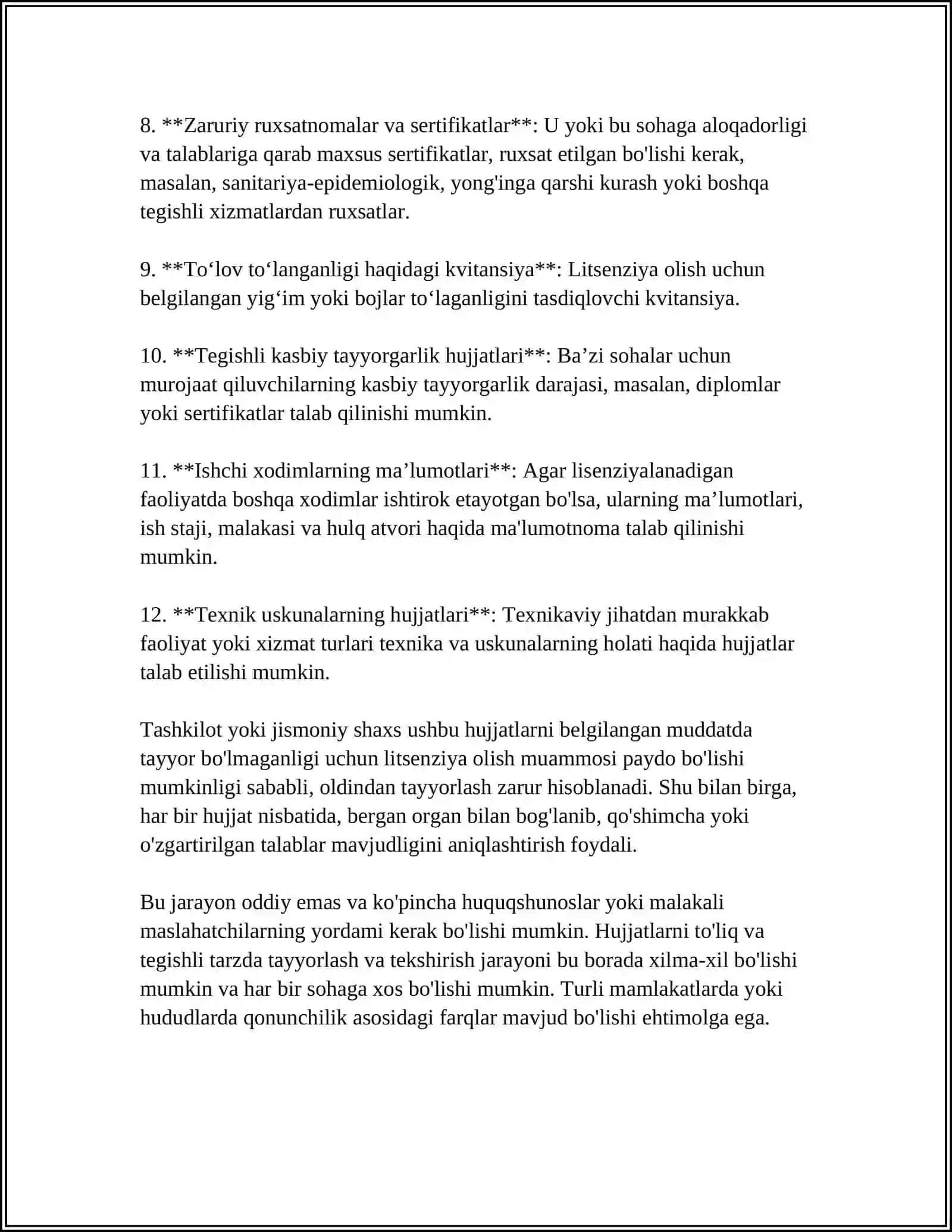 FARMASEVTIK FAOLIYAT UCHUN LITSENZIYA OLISH QOIDALARI 4