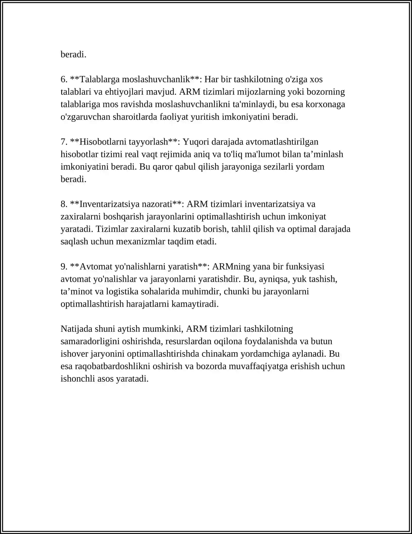 ARMlar va axborot-kommunikatsiya texnologiyalari 4