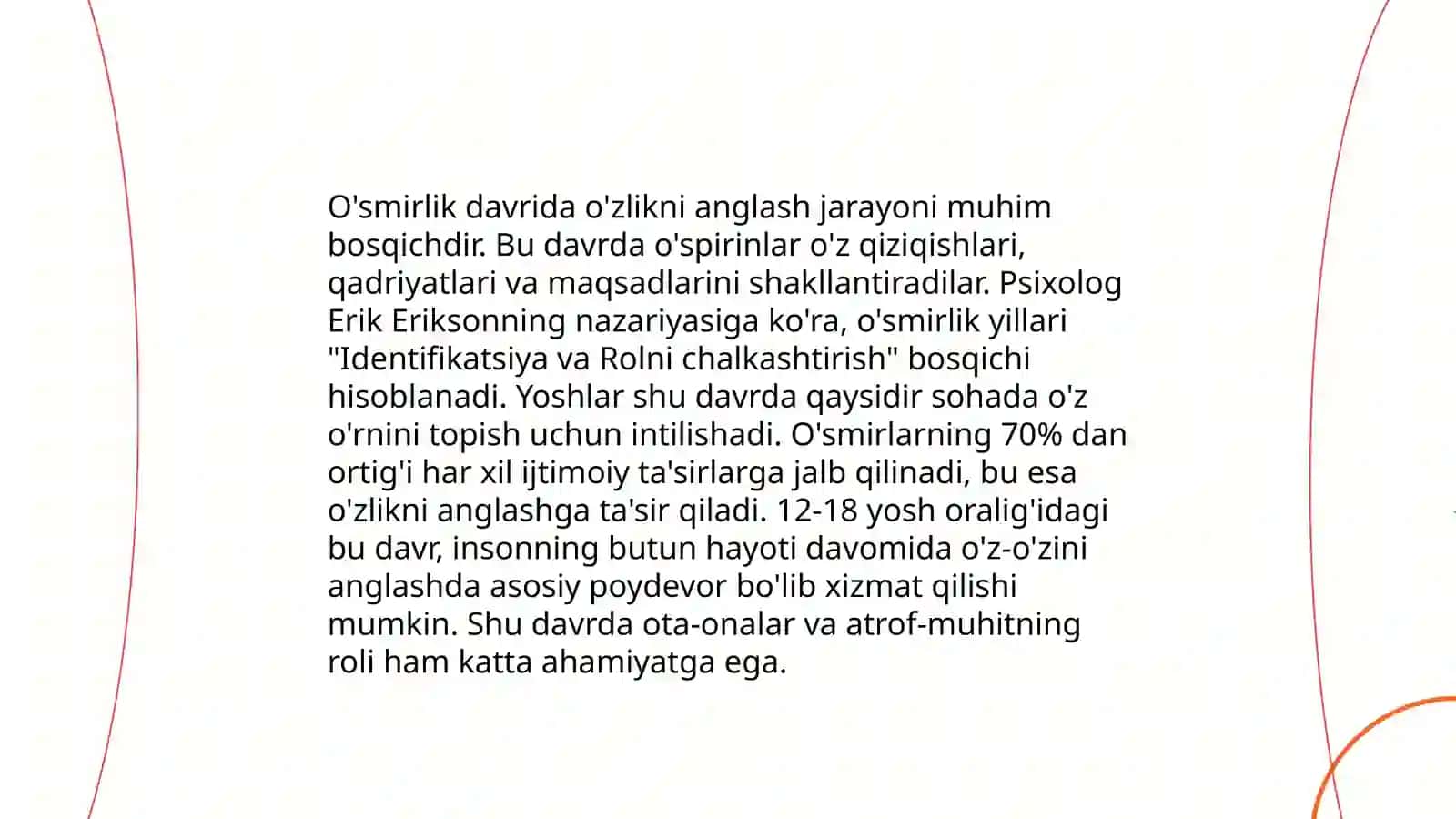 O’smirlik egosentrizmi 4
