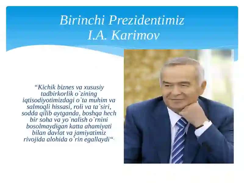 O‘zbekistonda biznesni rivojlantirish istiqbollari 4