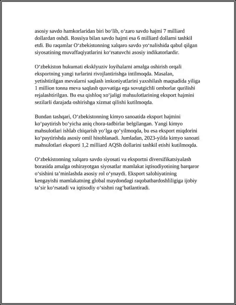 Xalqaro iqtisodiy munosabatlar 4