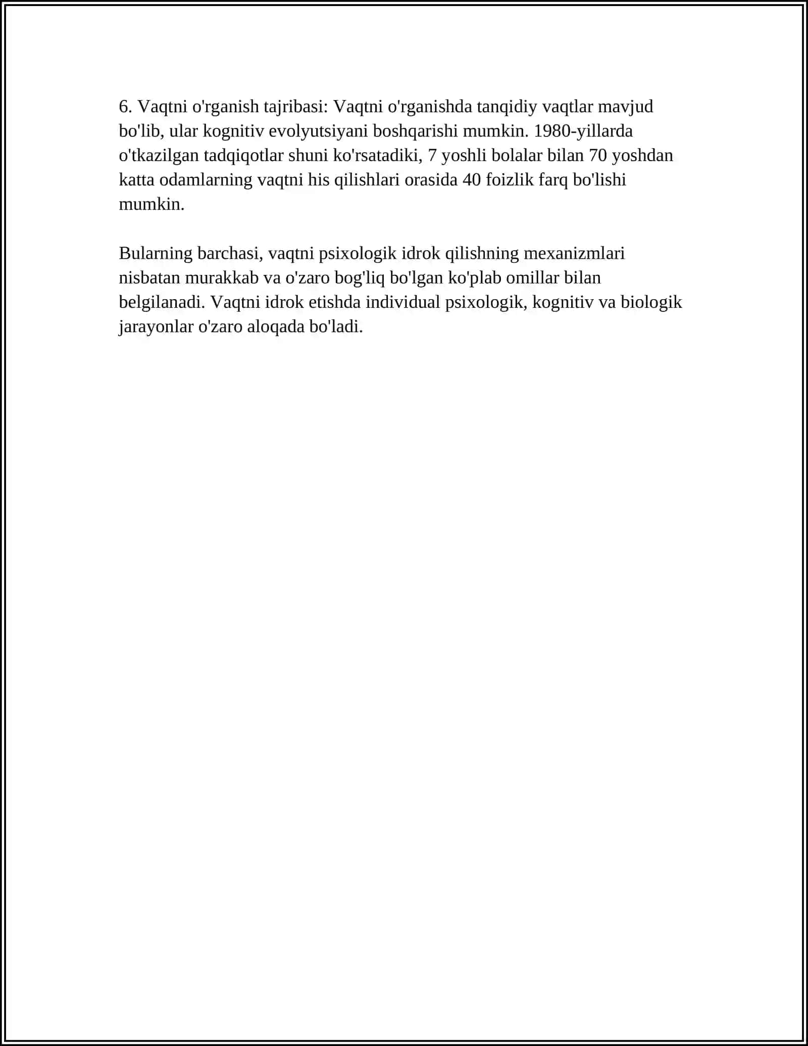 VAQT HARAKAT VA FAZONI IDROK QILISH 4