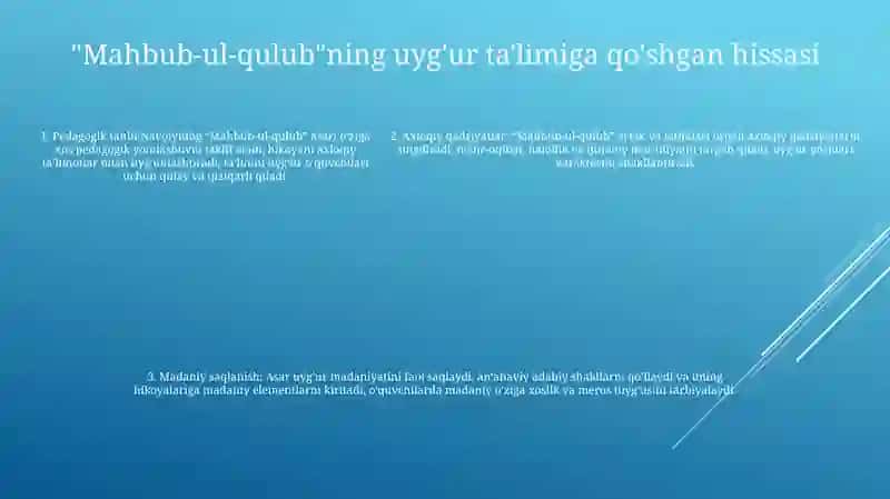 Navoiyning “Mahbub- Ul- Qulub” Asari-Ning Pedagogik Tahlili 4