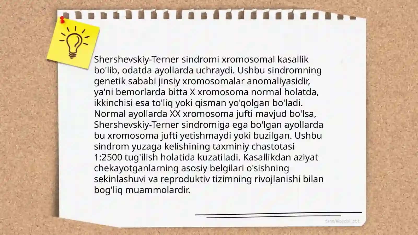 Shersbevskiy-Terner sindromi, patogenezi, etiologiyasi va davolash usullari 4