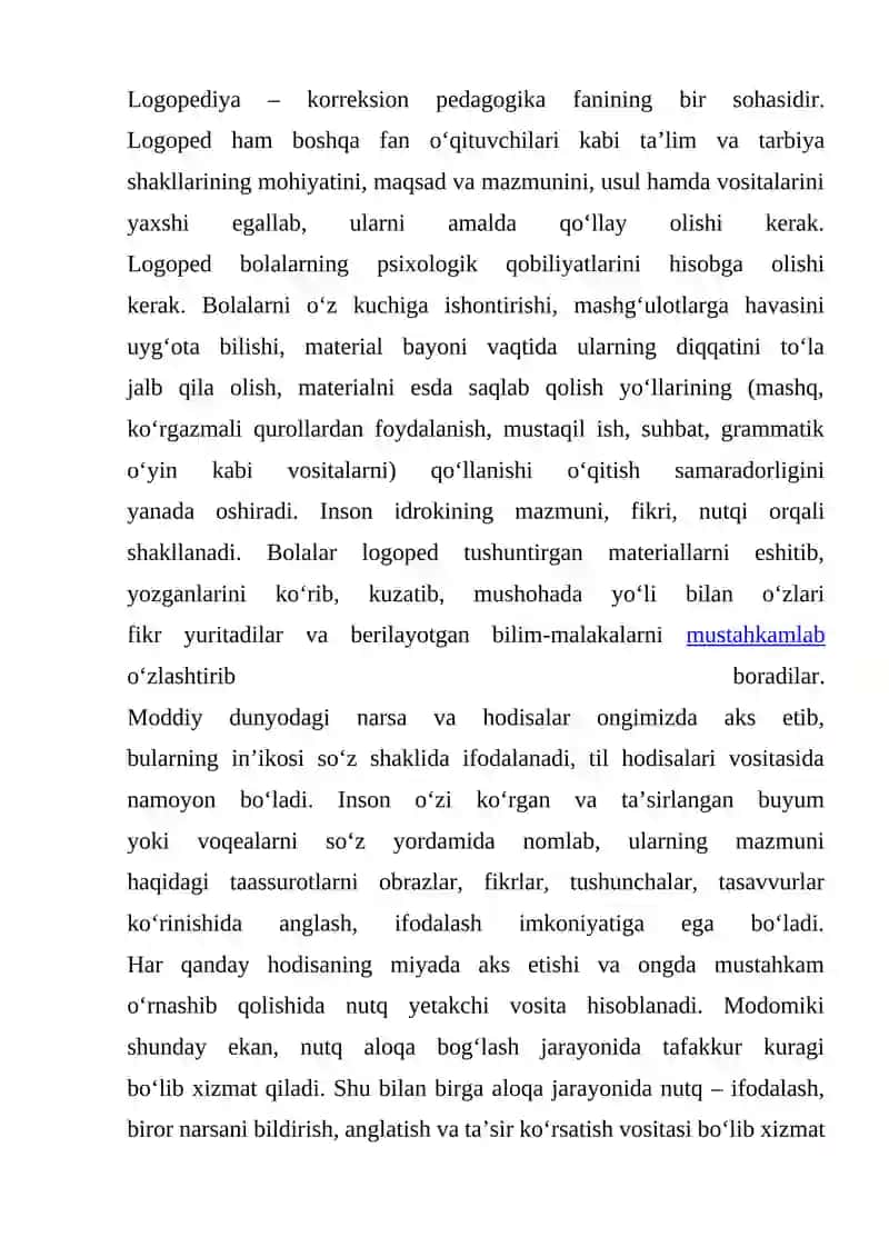 Logopediya fanining vazifalari 4