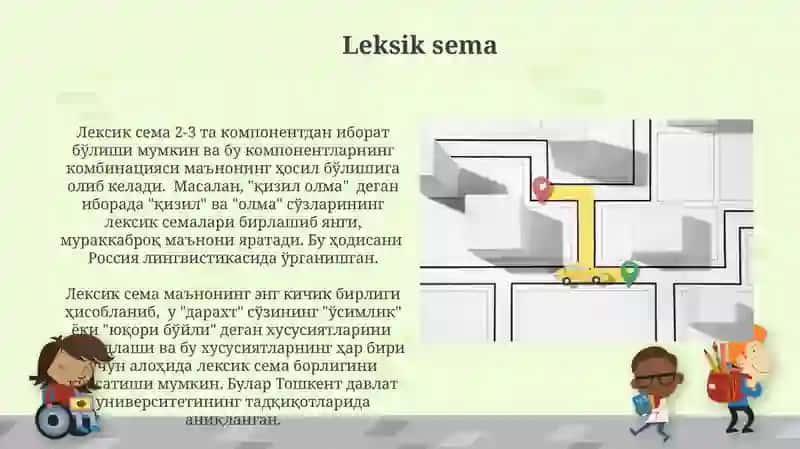 Sema va uning tarkibiy qismlari.Sema turlari 4