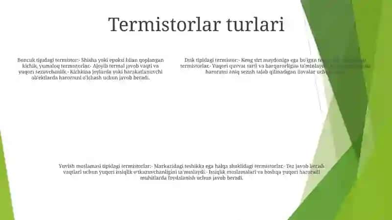 Yarim OʻTkazgichli Termorezistorning Tavsifnomasini OʻRganish 4